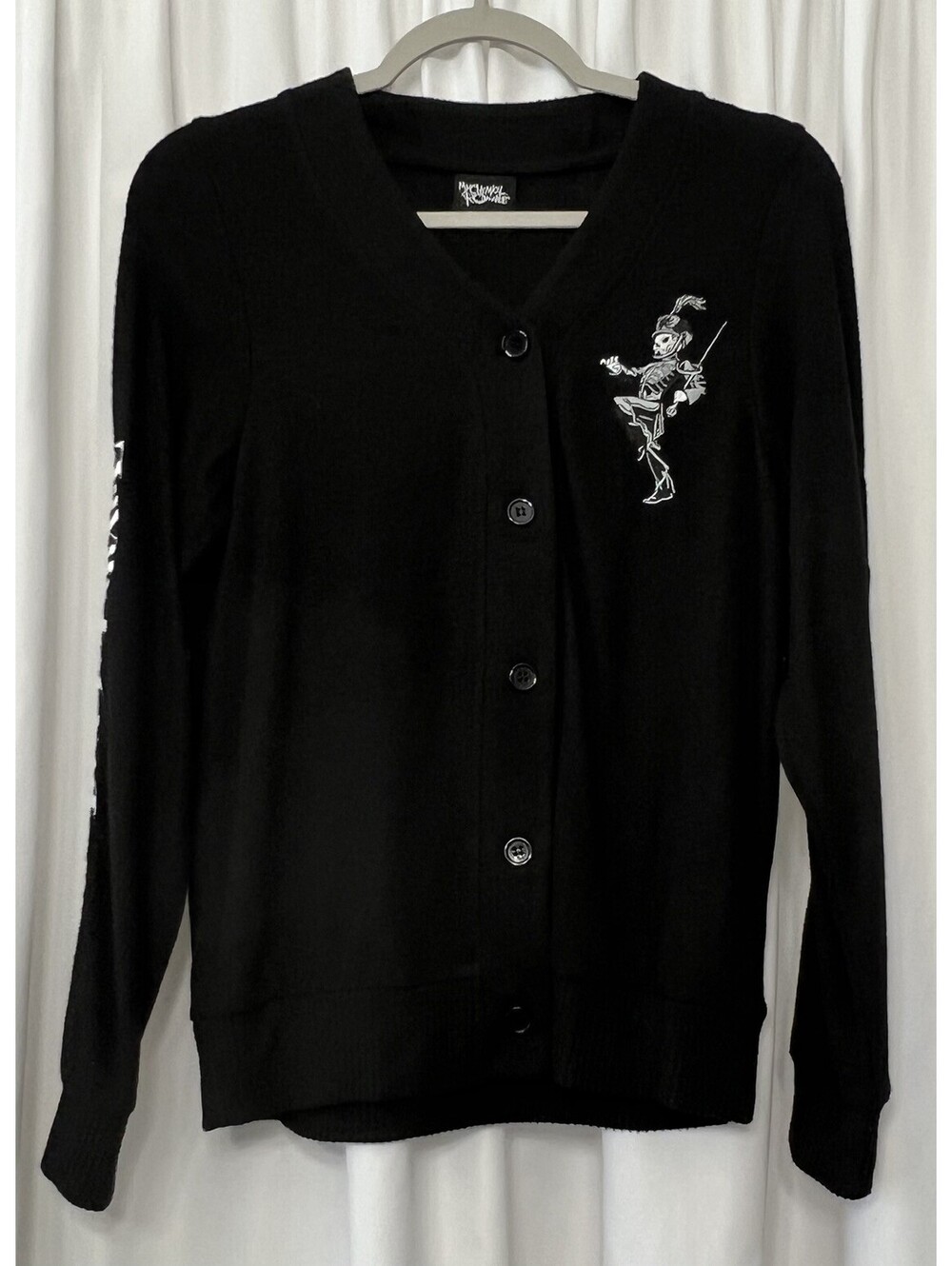 RARE My Chemical Romance MCR The Black Parade Cardigan Sweater Size Small